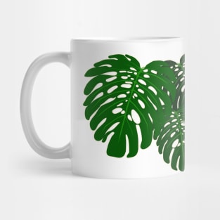 Monstera Deliciosa Leaves Mug